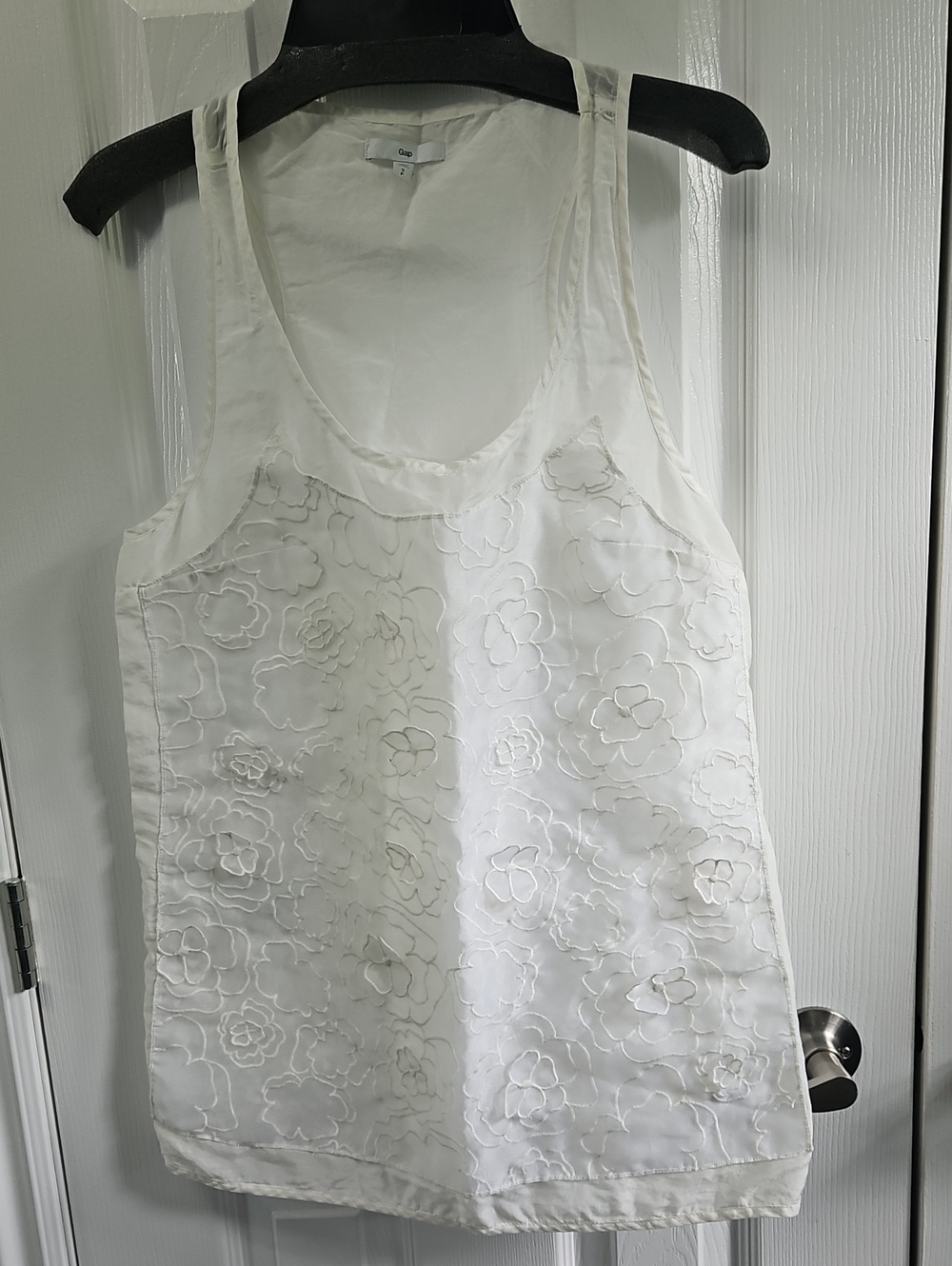 Gap Sleeveless Top Size Small Color White